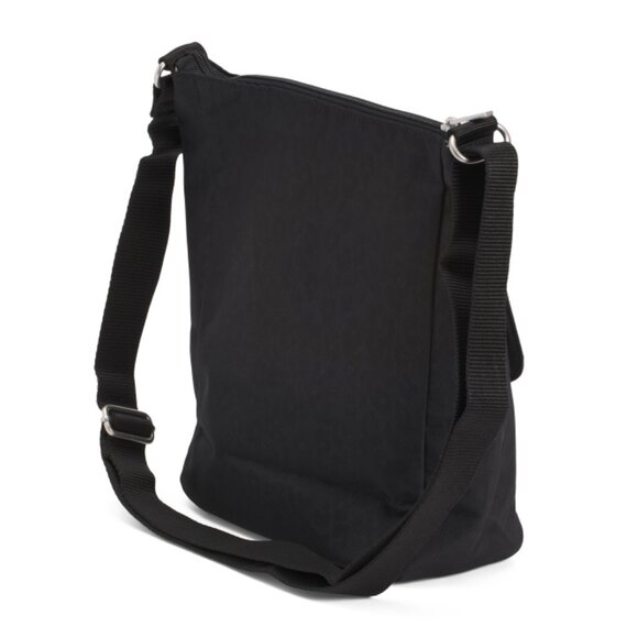 BAGGALLINI Black Cheetah Nylon Town Bag - Picture 2 of 2